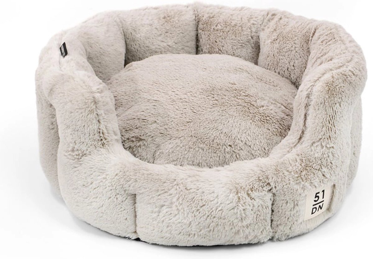 51 Degrees North - Supersoft - Round Softbed - Light Grey