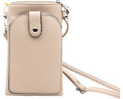 Flora&Co - Paris - Handig Crossbody hand/telefoontasje voor mobiel - gsm - beige