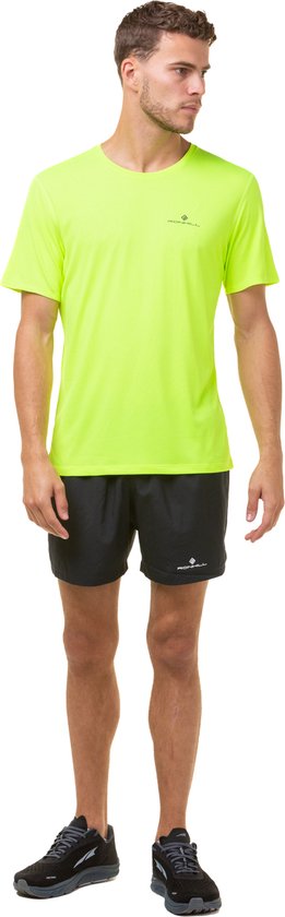 Ronhill Chemise de running Core S/ S Homme Jaune fluo