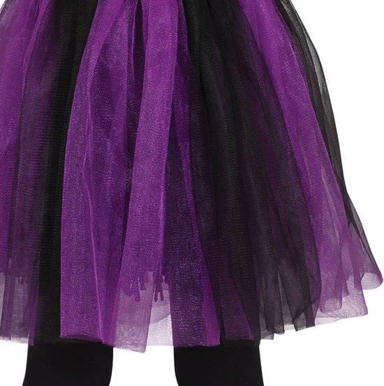 Guirca - Déguisement de chauve-souris - Sorcière violette - Fille - Violet, Zwart - 7 - 9 ans - Déguisements - Déguisements