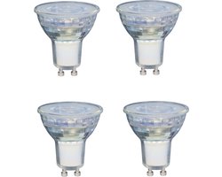 Led spot GU10 - 2700K warm wit - 3W - Niet Dimbaar - 230 Lumen - 4 stuks