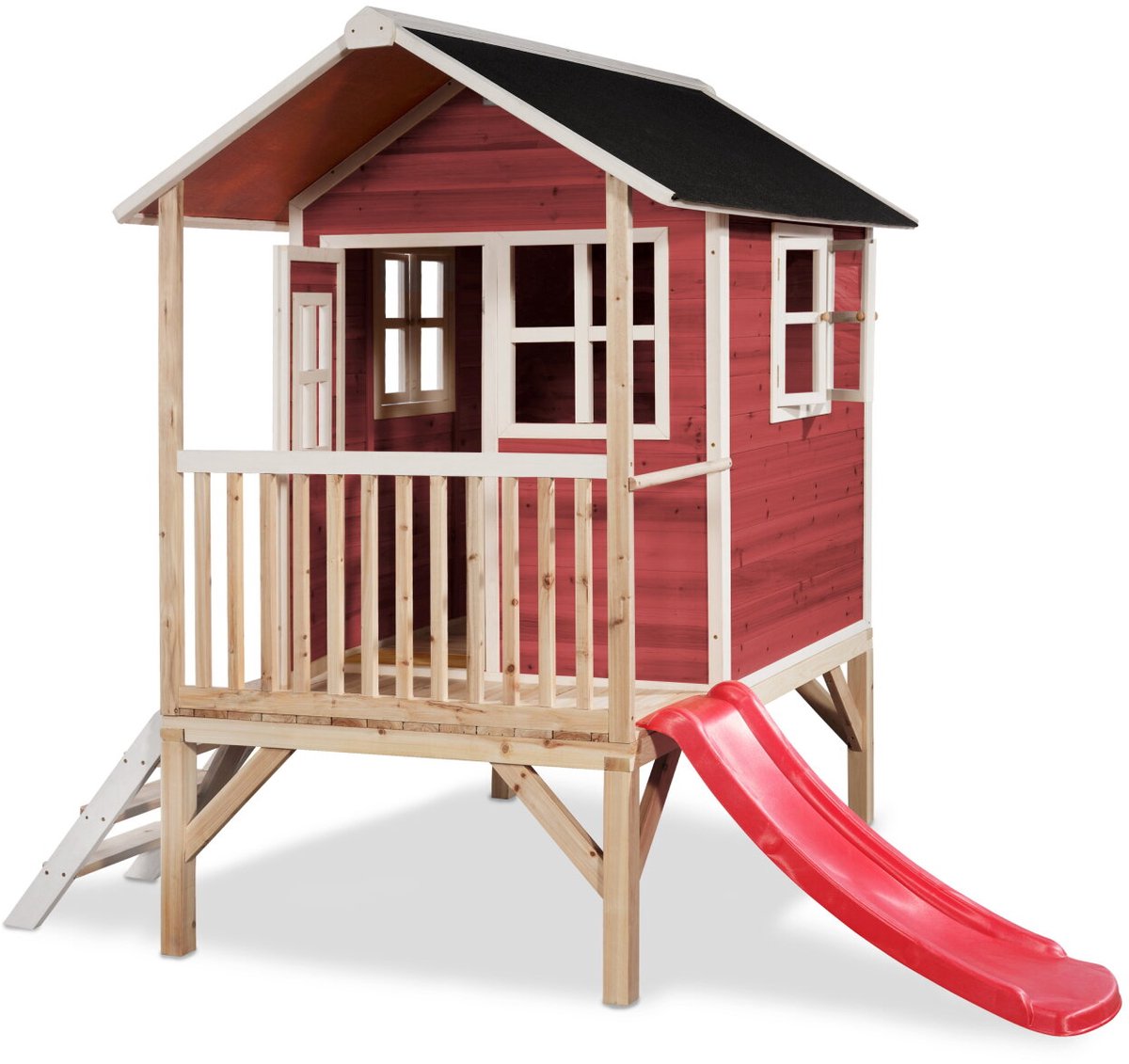 EXIT Loft 300 houten speelhuis - rood