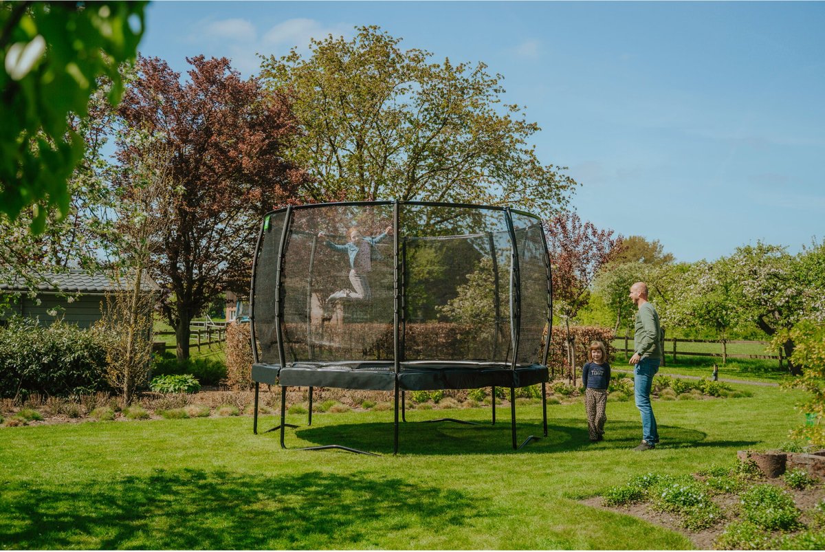 EXIT Allure Premium trampoline ø366cm - groen