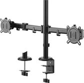 Bol.com One For All DM2210 Smart-line universele monitorsteun - dubbele monitorarm - VESA 100x100 - zwart aanbieding