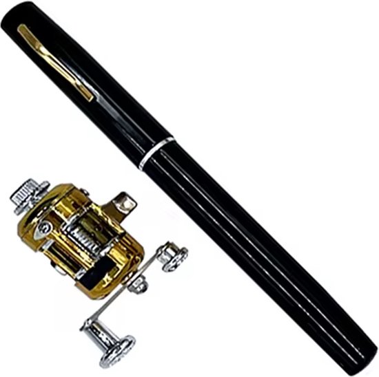 MINI Canne à pêche Pocket Size - Canne à pêche - Pêche - Super Klein - Canne à lancer - Télescope