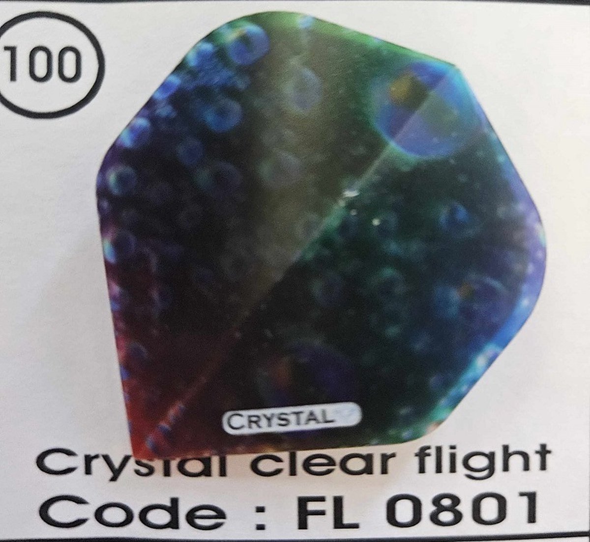 Dart Flights - 10 sets (30 stuks) - 100 micron - 801