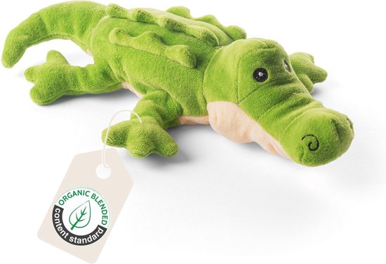 Foto: Cute since 1999 krokodil knuffel corry de krokodil organische baby knuffel 32cm x 18cm