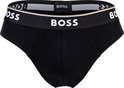 Zwarte BOSS slip met brede tailleband met logo