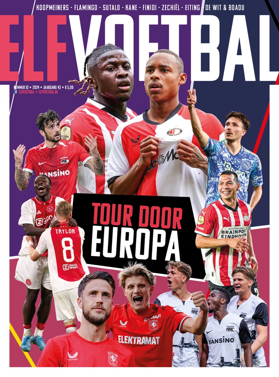 ELF Voetbal Magazine - NR 10 2024 - Tour door Europa - Tijdschrift