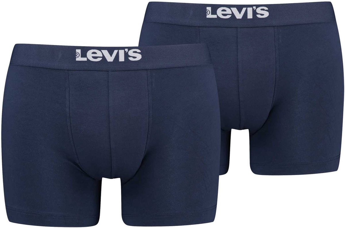 Levi's Brief Boxershorts 2-Pack Donkerblauw (navy) - Maat L - Heren