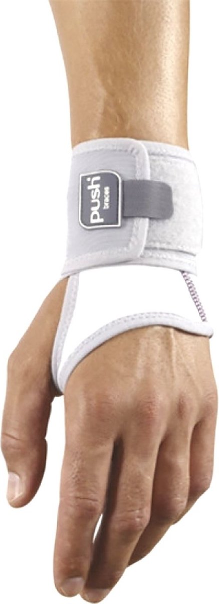 Push Care Polsbrace - Grijs - Links - Maat 4