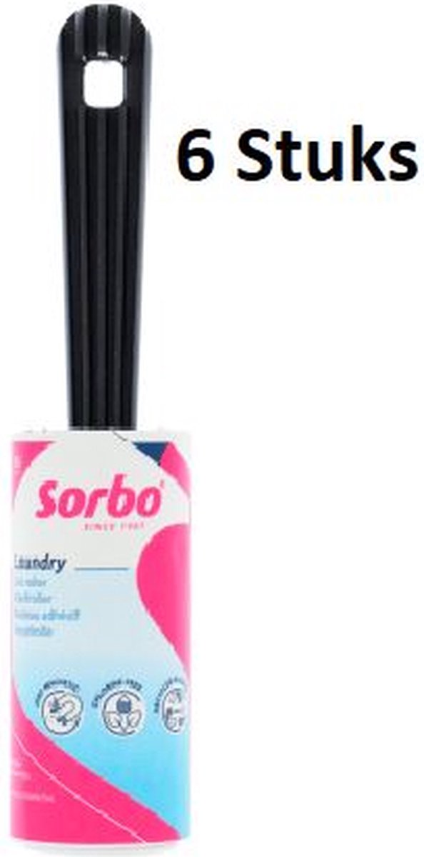 6x Pluizenrol 36 Kleefvellen 5m Sorbo
