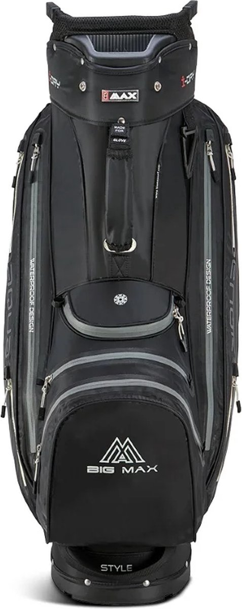 Big Max Aqua Style 4 - Waterdichte Golftas - Cartbag - Zwart van Merkloos — afbeelding 3