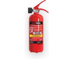 Ogniochron Schuimblusser 2 liter - brandklasse ABF - brandblusser - Inclusief wandbeugel en keuringssticker - Voldoet aan de wettelijke eisen