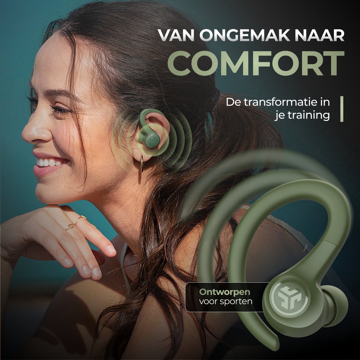 JLab GO Sport - 35 uur speeltijd & IP55 waterdicht thumbnail 5