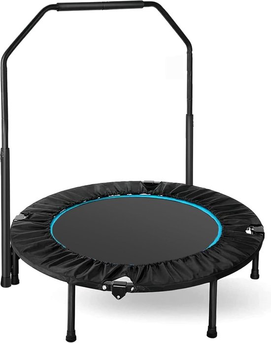 GoodVibes - Opvouwbare Fitnesstrampoline Met In Hoogte Verstelbaar Handvat Diameter 101 Cm Voor Binnenbuiten Mini Trampoline Voor Volwassenenkinderen Rebounder Max. 150 Kg Rood 8826282472708 GoodVibes - Opvouwbare Fitnesstrampoline Met In Hoogte Verstelbaar Handvat Diameter 101 Cm Voor Binnenbuiten Mini Trampoline Voor Volwassenenkinderen Rebounder Max. 150 Kg Rood 8826282472708