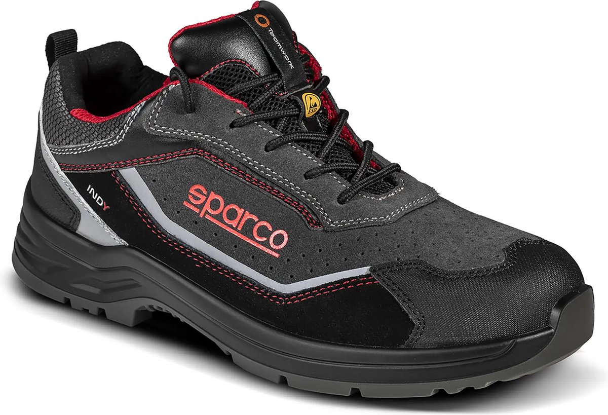 Sparco Werkschoenen S1PS - Indy Detroit - Zwart/Grijs — black — 43