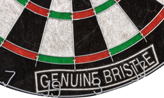 Abbey Darts Dartbord Sisal - Classic - Zwart/Rood/Groen van Abbey Darts — afbeelding 3