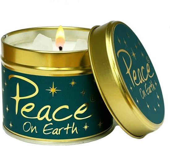 LILY FLAME - Geurkaars in blikje - Peace on Earth - 7,7 cm x 6,6 cm