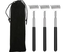 Uitschuifbare ruggenkrabber - Rugkrabber RVS - 20-68 cm - Massage Rugkrabber - Ruggenkrabber - Dode huid verwijderen - Anti jeuk - Voor Thuis, Reizen en Kantoor