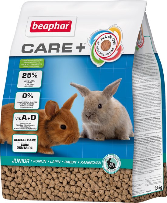 Xtravital Care+  Junior Konijnenvoer - 1.5 kg