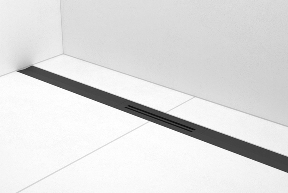 Easy drain R-line Clean Color douchegoot 70cm mat zwart
