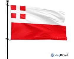 VlagDirect - Utrechtse vlag - Utrecht vlag - 90 x 150 cm