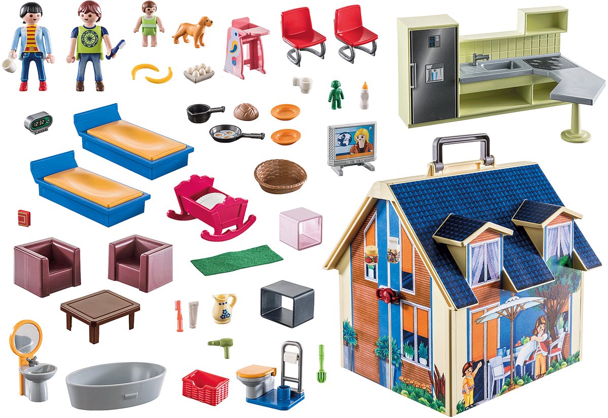 PLAYMOBIL Dollhouse Mijn meeneempoppenhuis - 70985 — afbeelding 2