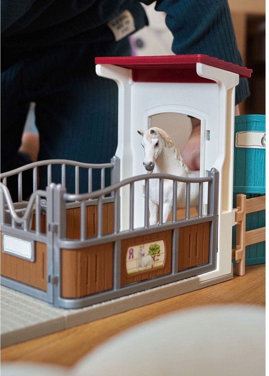 schleich HORSE CLUB - Paardenbox - Speelfigurenset - Kinderspeelgoed voor Jongens en Meisjes - 5 tot 12 jaar - 42569 — afbeelding 3