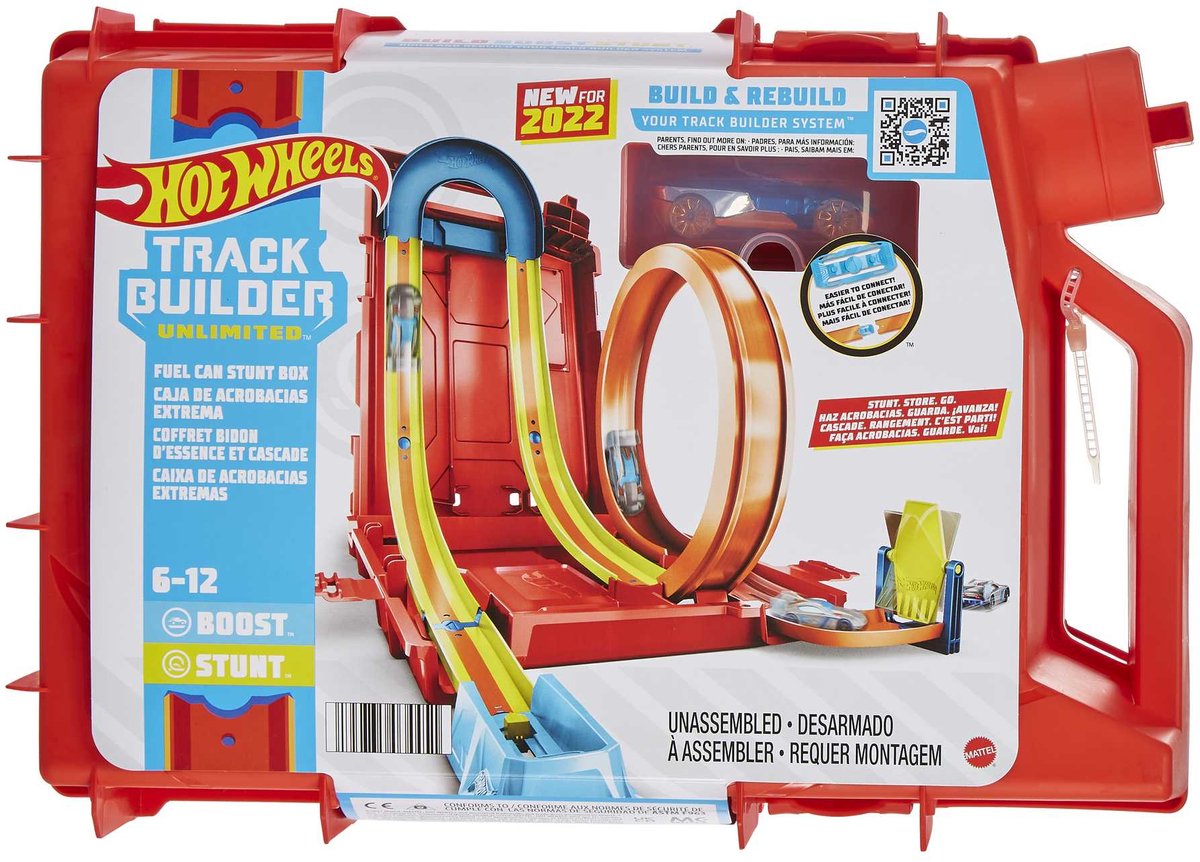Bol.com Hot Wheels Track Builder - Unlimited Brandstoftank stuntpakket aanbieding