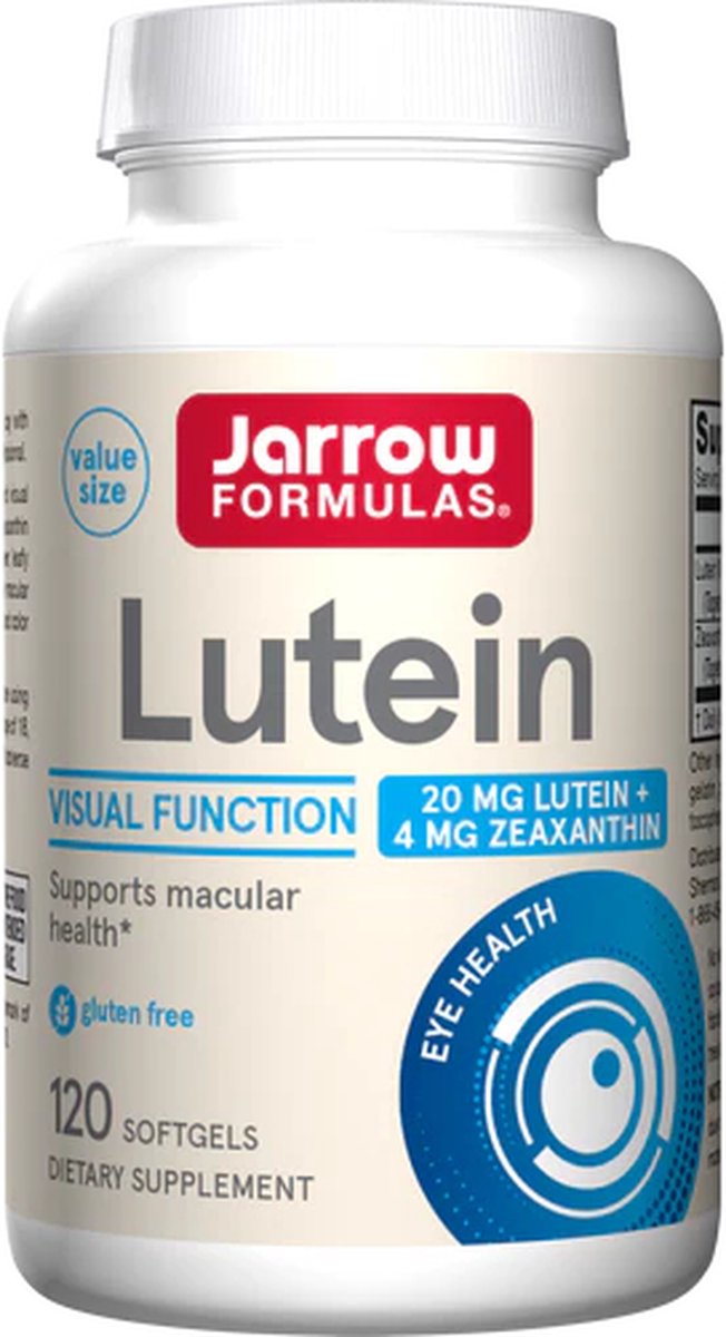 Goedkoopste Lutein 20 mg (120 Softgels) - Jarrow Formulas