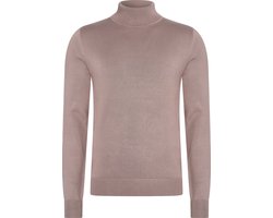 Mario Russo Coltrui - Trui Heren - Sweater Heren - Coltrui Heren - Deep Taupe
