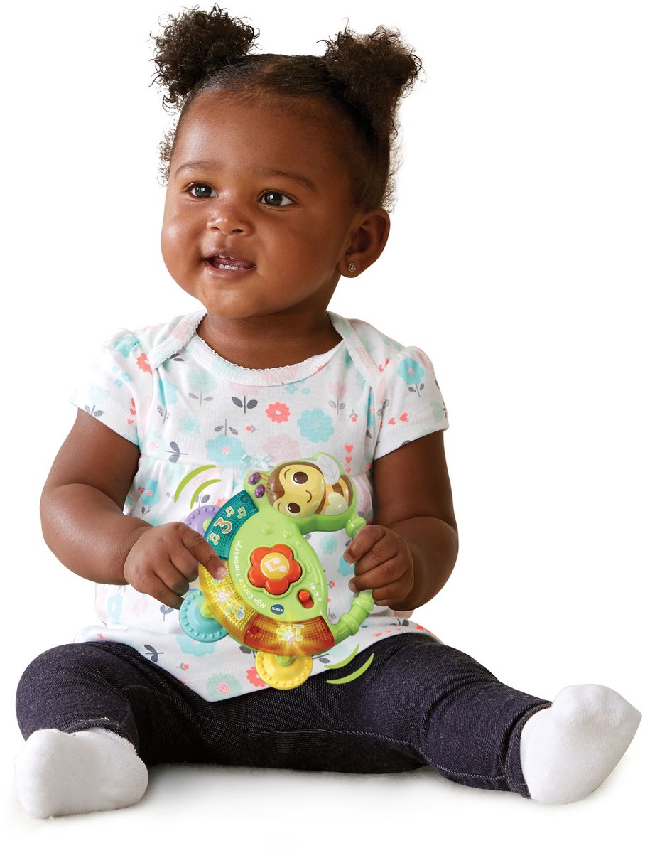 VTech Dierenvriendjes Mijn Eerste Tamboerijn - Educatief Speelgoed - Cijfers, Tellen en Muziek - Van 3 tot 36 Maanden — afbeelding 3