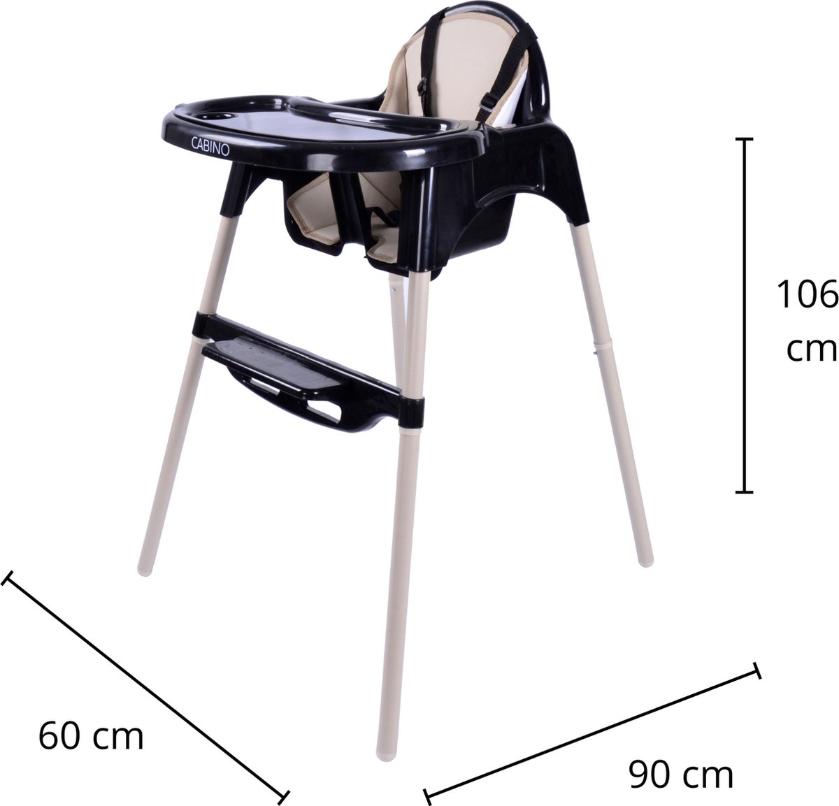 Cabino Kinderstoel Situp - Eetstoel Baby thumbnail 2