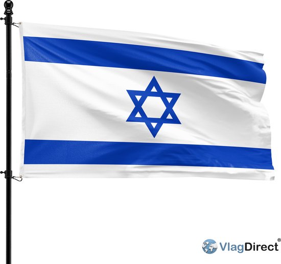 VlagDirect - drapeau israélien - Israël drapeau - 90 x 150 cm.