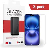 Pack de 2 films de protection d'écran BMAX adaptés à Apple iPhone 16 Plus en verre trempé - Protections d'écran Apple - Accessoires téléphone - Téléphonie et accessoires - Verre de protection - Protections d'écran en Glas