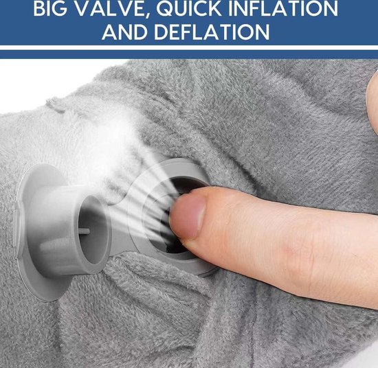 Oreiller de voyage Opblaasbaar - Oreiller d'avion portable en velours doux pour le soutien du cou - Comprend une housse lavable Oreiller de cou Avion