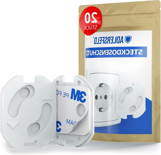 PATRICHOR 20 stuks kinderveilige stopcontacten, stopcontactbescherming