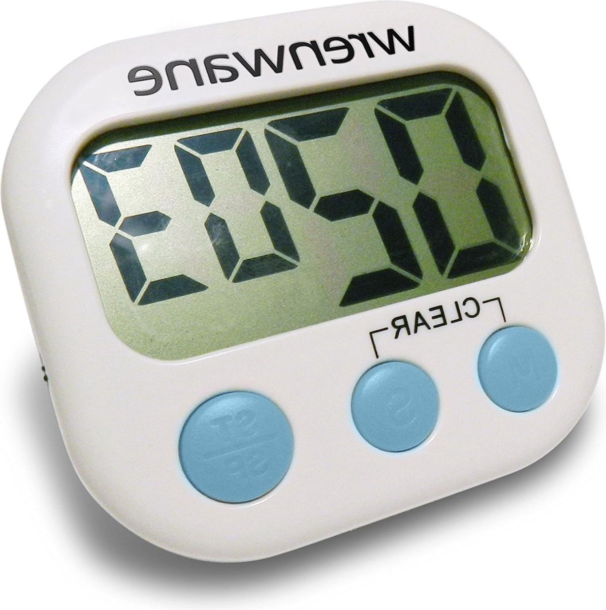 Digitale keukentimer met luid alarm groot display wit keukengadget kookwekker digitaal