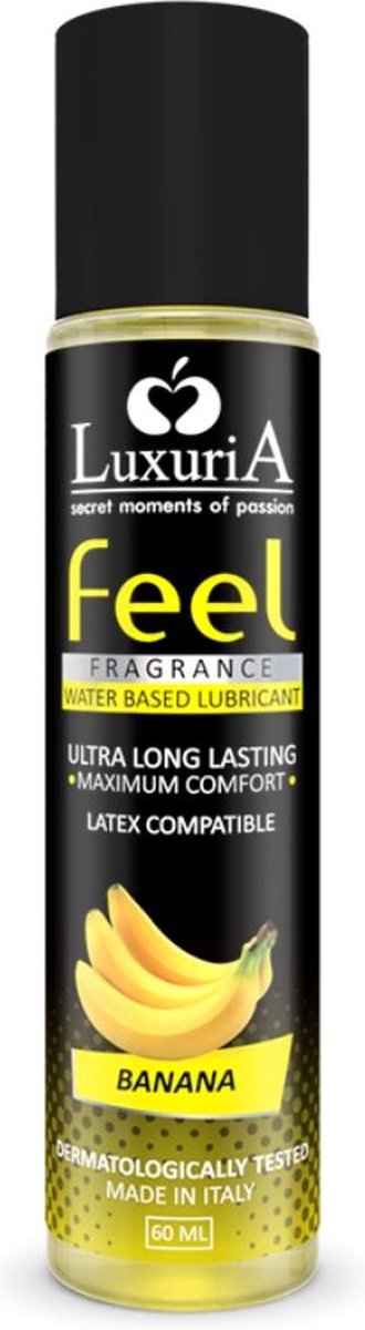 Goedkoopste INTIMATELINE - LUXURIA FEEL BANANA GLIJMIDDEL OP WATERBASIS 60 ML | GLIJMIDDEL | WATERBASIS GLIJMIDDEL