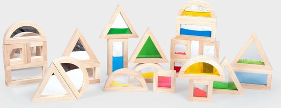 TickiT - Spiegel Blokken Set - Groot (8 stuks) van TickiT — afbeelding 3