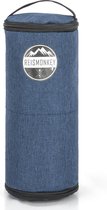Bol.com Reismonkey Packing cubes Clean & Dirty Donkerblauw - Ondergoed organizer - BH organizer - Sokken organizer - Bagage orga... aanbieding