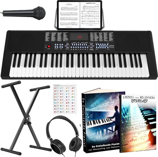 Foto: Finesse keyboard piano statief accessoires 61 keys digitale piano elektrische piano kind