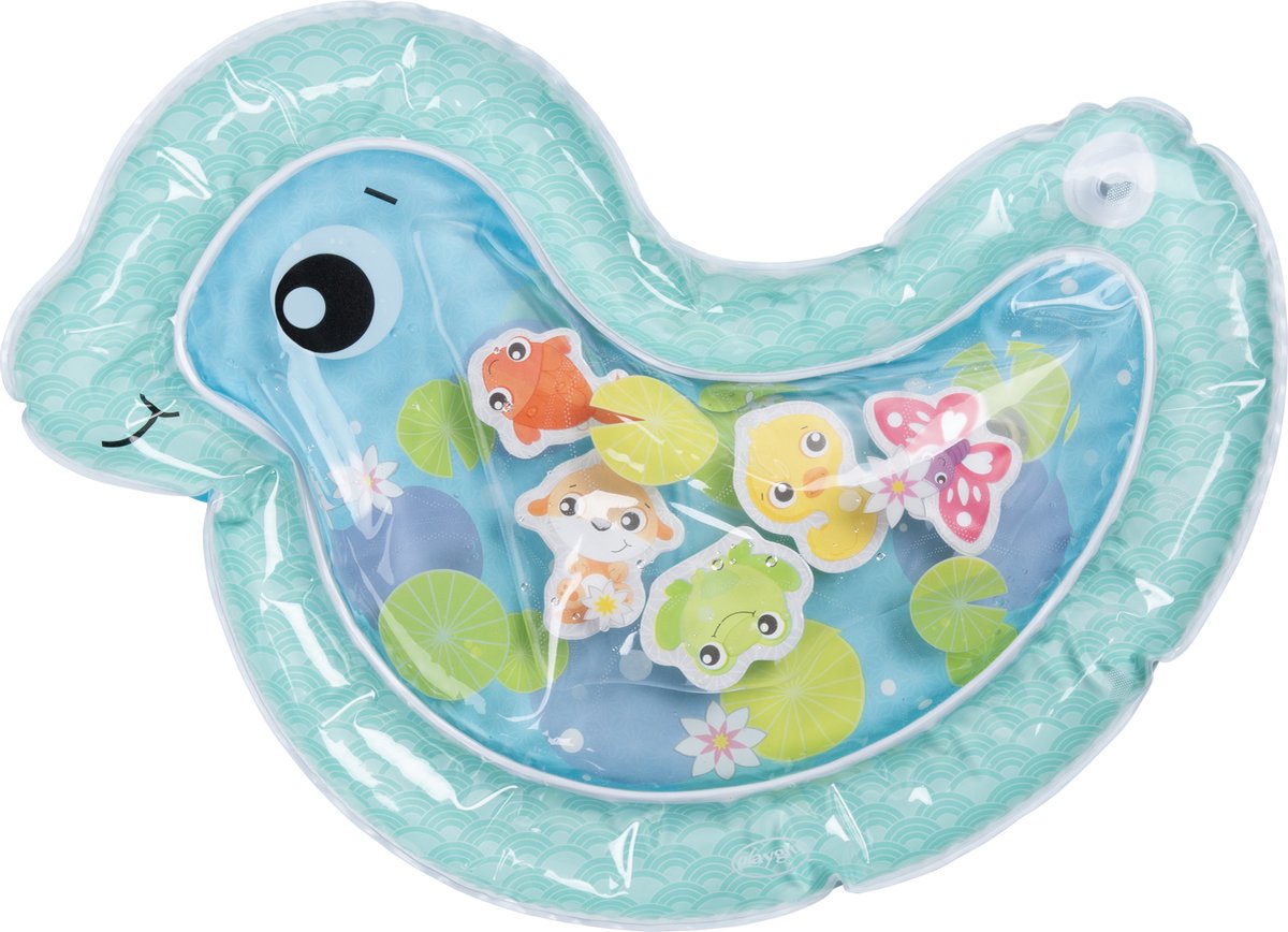 Playgro Sensory Pond Pat and Play Water Mat - Speelgoed Baby - Speelgoed 1 jaar - Baby Speelgoed - Motoriek speelgoed - waterspeelgoed baby - Waterspeelgoed Peuters -interactief speelgoed - sensorische watermat