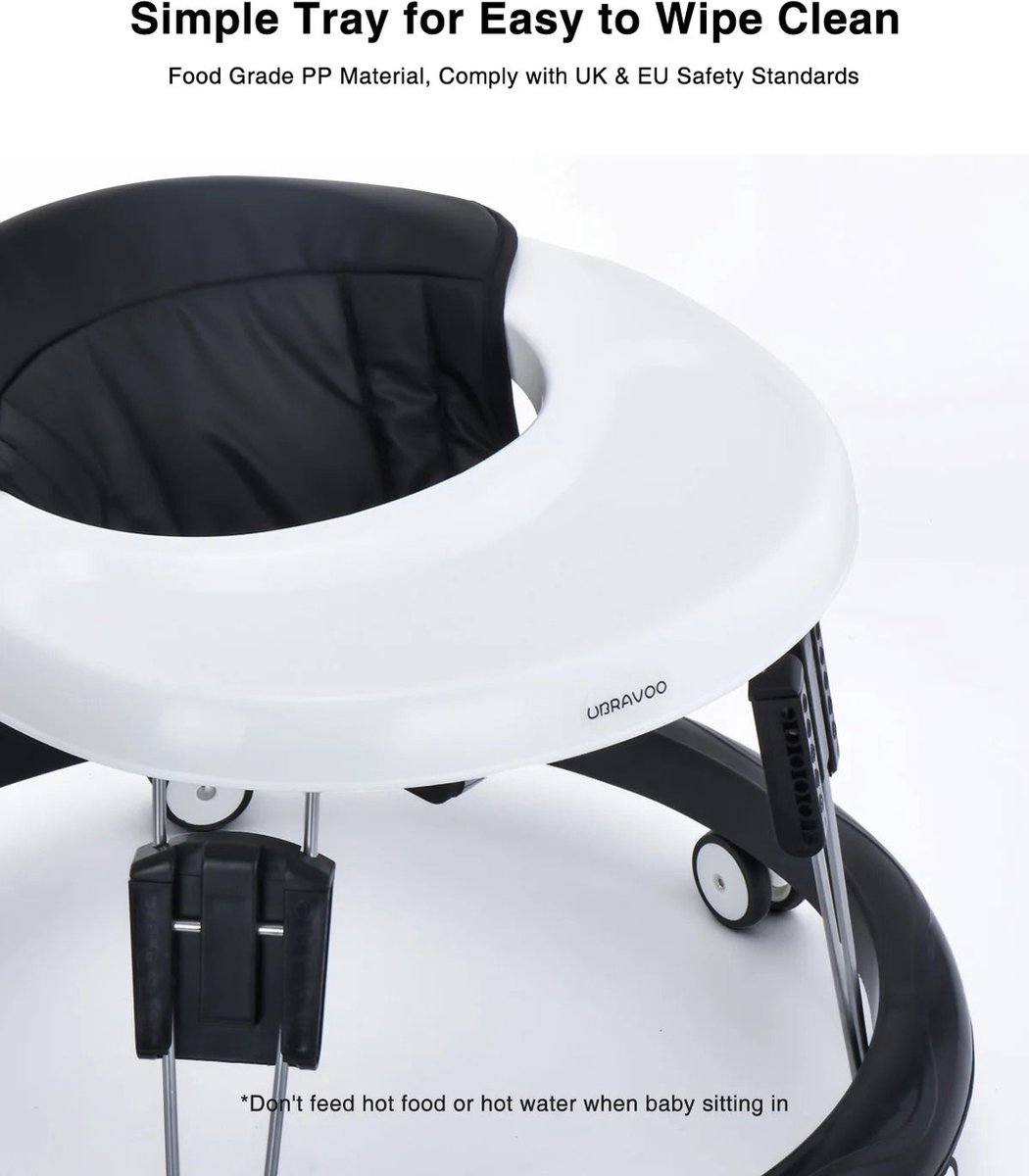 Loophulp voor baby's met speelset en vloermat, anti-botsing design, one Loophulp voor baby's met speelset en vloermat, anti-botsing design, one
