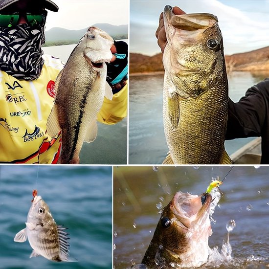 Bovista Fishing Gear - Étui de pêche - Tacklebox - Leurres - Accessoires de vêtements pour bébé pour poissons - La pêche - Équipement - Poissons carnassiers - Carpe - Brochet - 88 pièces