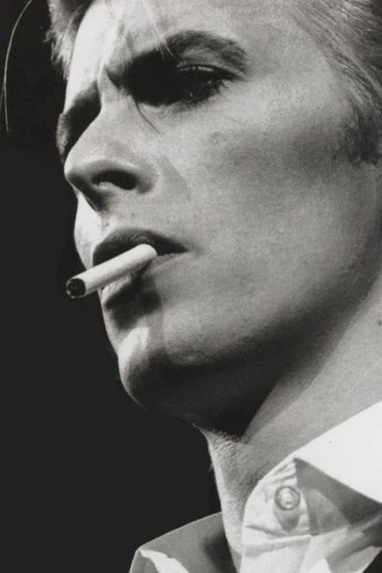 David Bowie Poster - Zwart Wit - Muziek - Sigaret - Icon - Rock - Vintage - posters - formaat 60x90cm - Wanddecoratie - 3740
