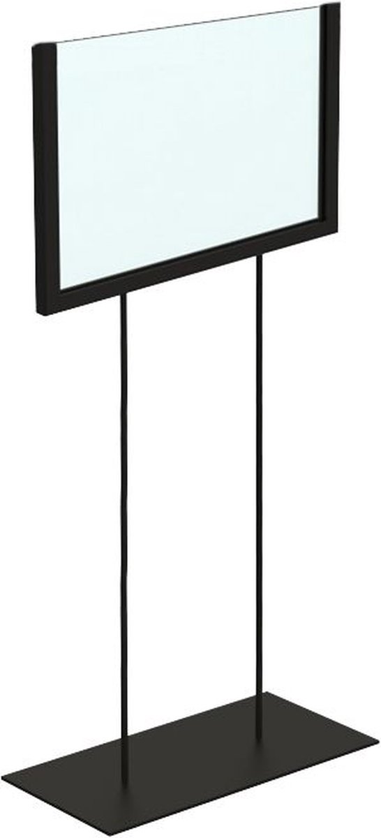 Display hoog A5 zwart liggend ST0041