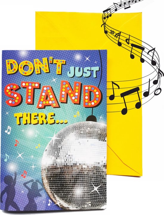 Verjaardagskaart Met Geluid – Disco Kaart met Muziek – Verjaardagskaarten Voor Kinderen – Ansichtkaarten - Verjaardag Muziekkaart - Muziekwenskaart - Wenskaart Grappig - Birthday Card – Met Roze Envelop
