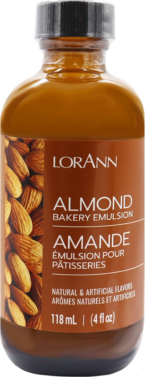 LorAnn Bakery Emulsion - Almond - 118 ml - Geconcentreerde Extracten - Smaakstof - Aroma